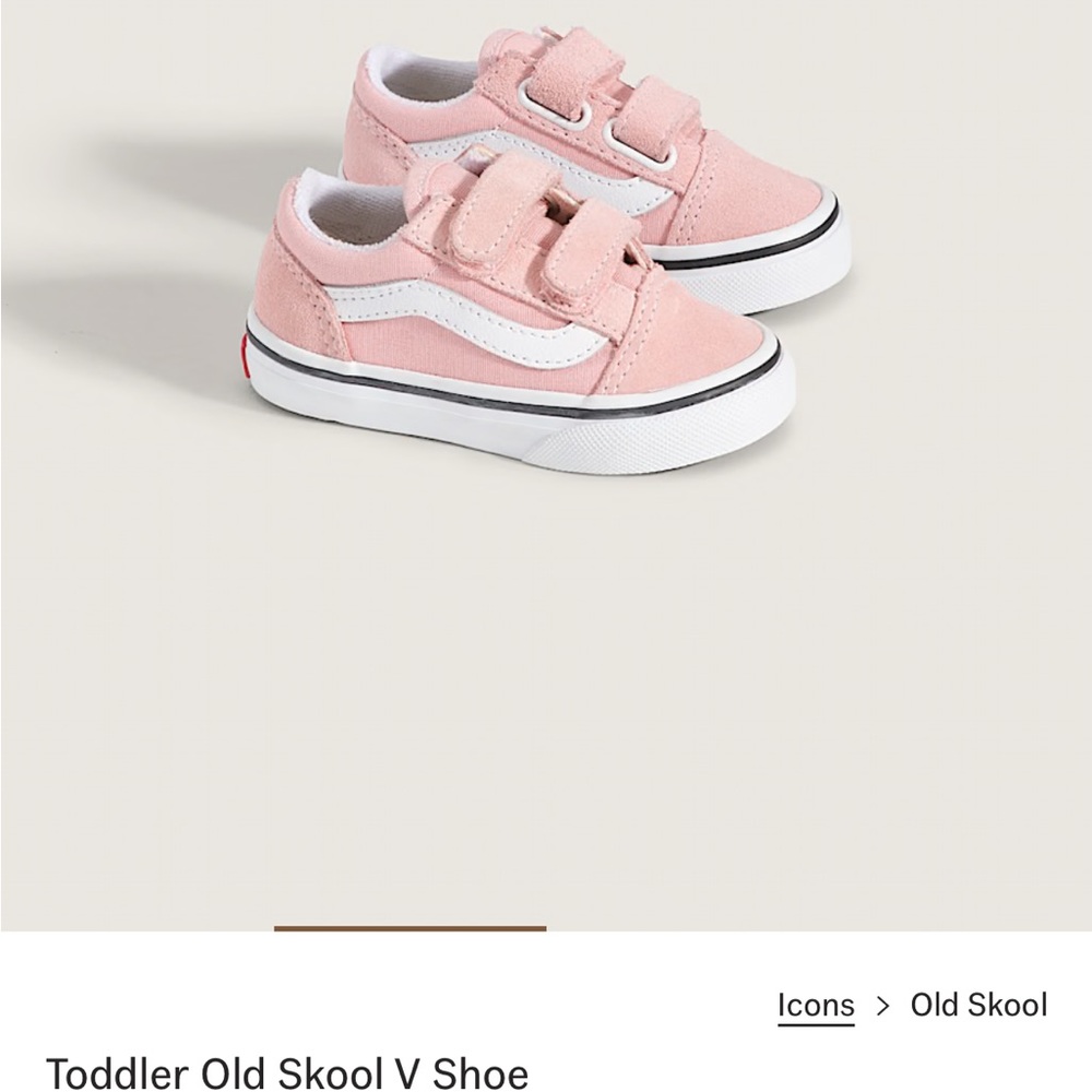 Vans Kids Old Skool V Pink Sneakers